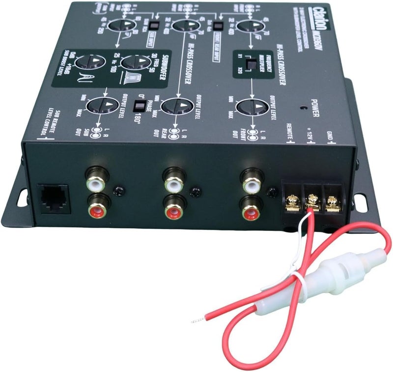 Clarion Mobile Electronics Mcd360 3 Way 6 Channel Electronic Crossover with Subwoofer Control - Image 5